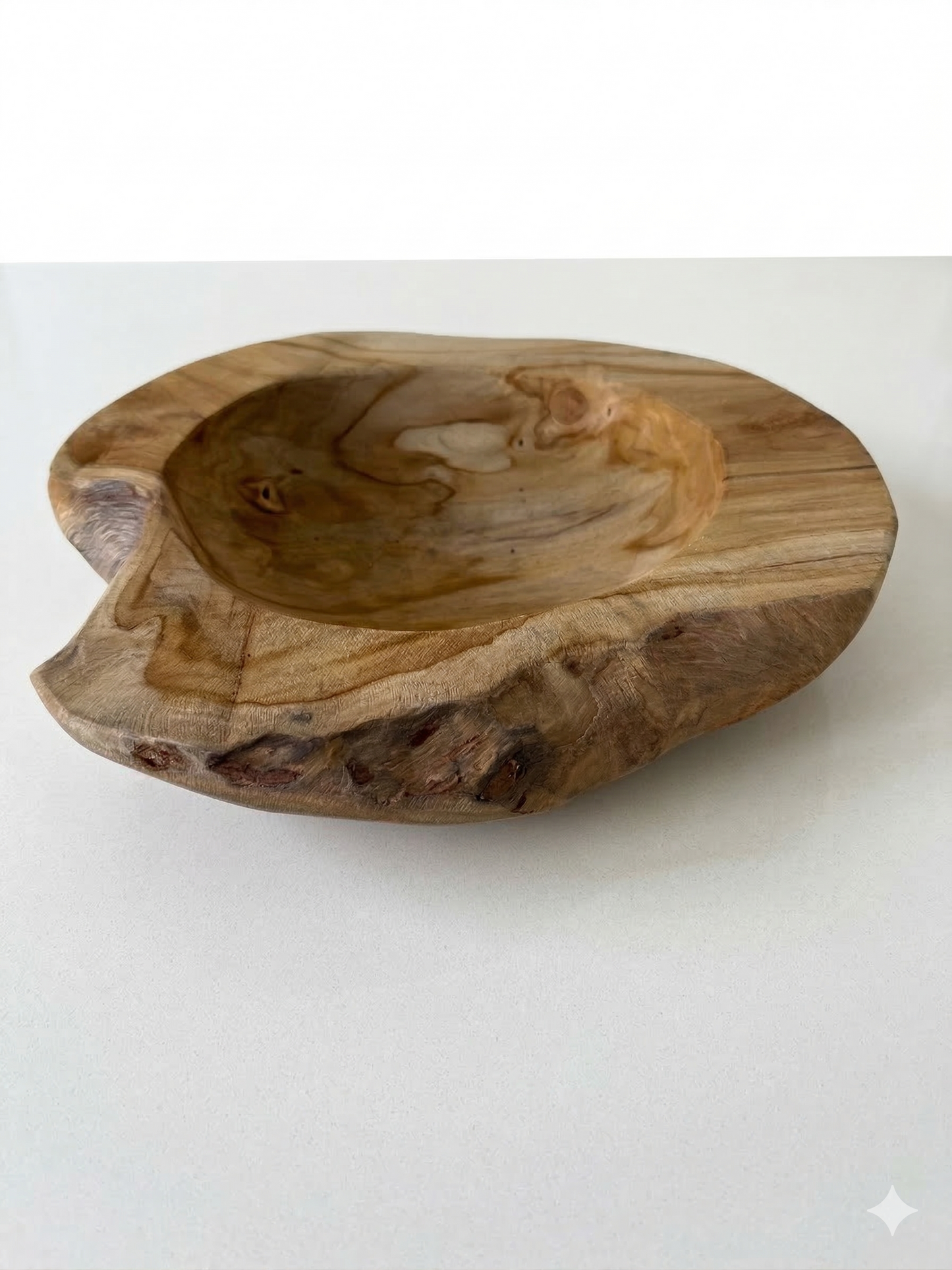 Teak vessel - varnished