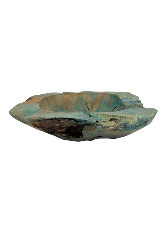 Teak vessel - Verdigris